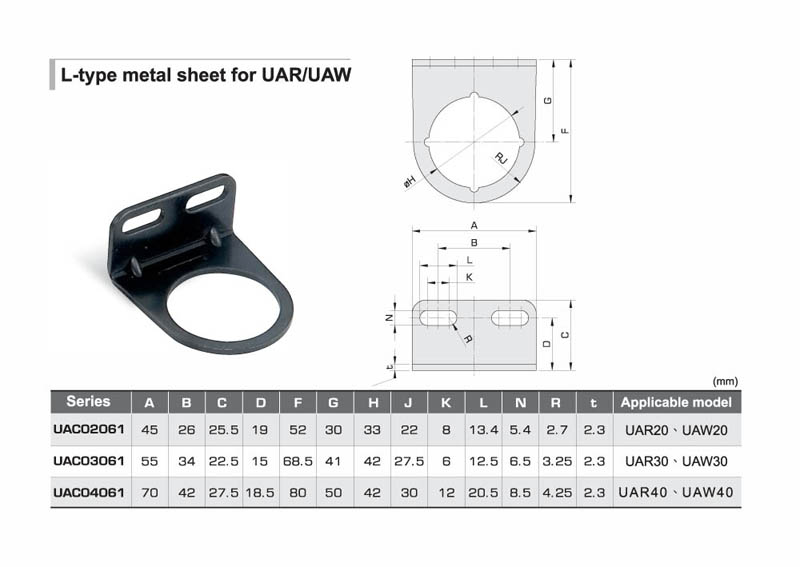 L-type Sheet Metal for AR/AW